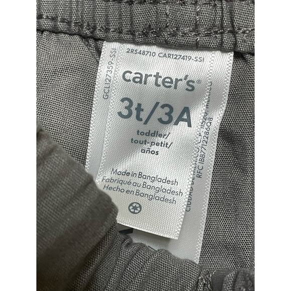 Carter's Green Plaid Hoodie and Pant Set 3T New with Tags - Picture 4 of 9